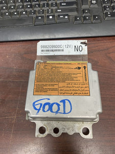 NISSAN MAXIMA AIRBAG CONTROL MODULE P/N 988209N00C (P)