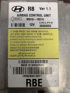 HYUNDAI ACCENT AIRBAG CONTROL MODULE P/N 959101R210 (P)