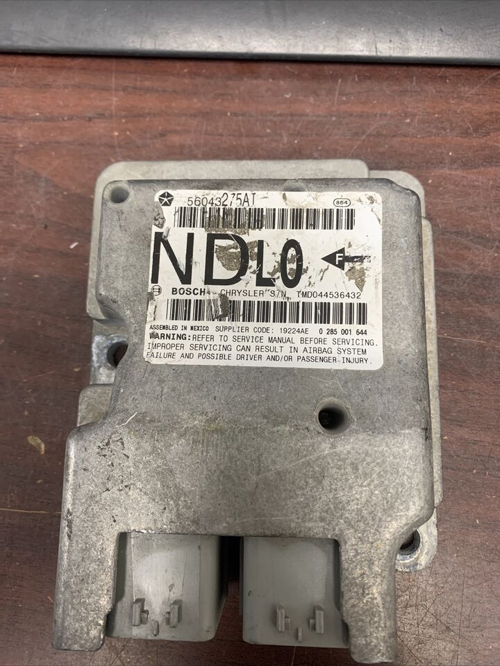 DODGE DAKOTA AIRBAG CONTROL MODULE P/N 56043275AT (P)
