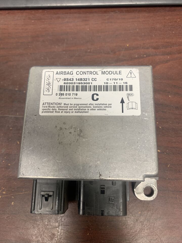 FORD FOCUS AIRBAG CONTROL MODULE P/N 9S4314B321CC (P)