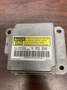CHEVROLET CORVETTE C5 AIRBAG CONTROL MODULE P/N 09390500 (P)