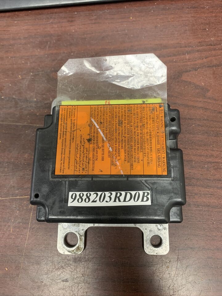 NISSAN SENTRA AIRBAG CONTROL MODULE P/N 988203RD0B (P)