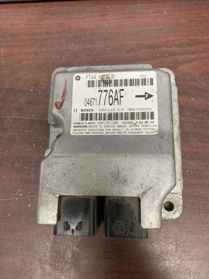CHRYSLER PT CRUISER AIRBAG CONTROL MODULE P/N 04671776AF (P)