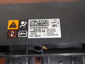 Chevrolet Cruze Volt Airbag Control Module 13589376 (P)
