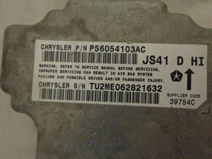 Chrysler Sebring Airbag Module P56054103AC (P)