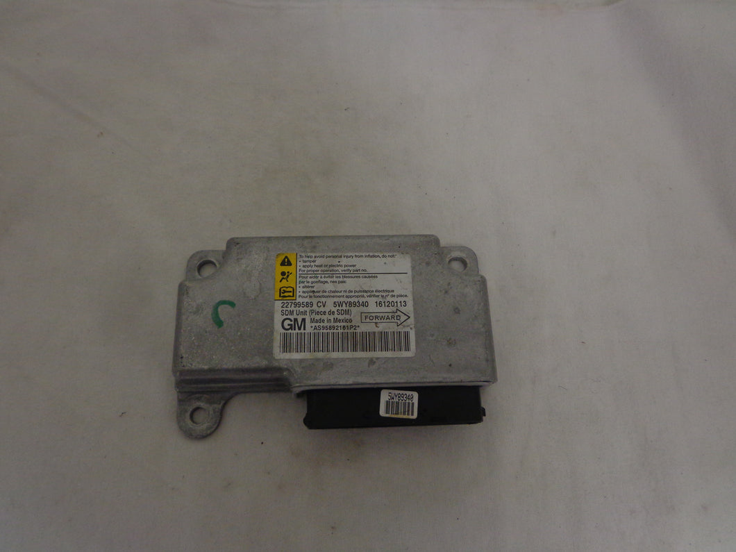 Chevrolet Malibu Airbag Module 22799589 (P)