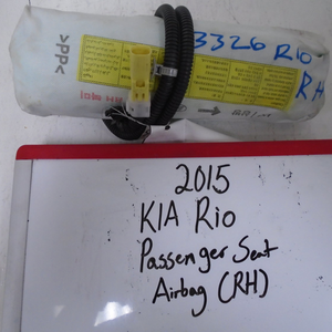 2015 KIA Rio Passenger Seat Airbag (RIGHT)