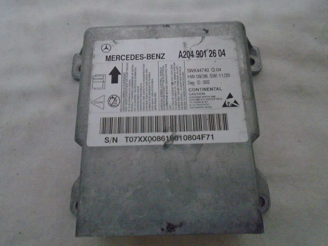 Mercedes Benz C-Class Airbag Module A2049012604 (P)