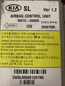 KIA SPORTAGE Airbag Control Module P/N 959103W800 (P)